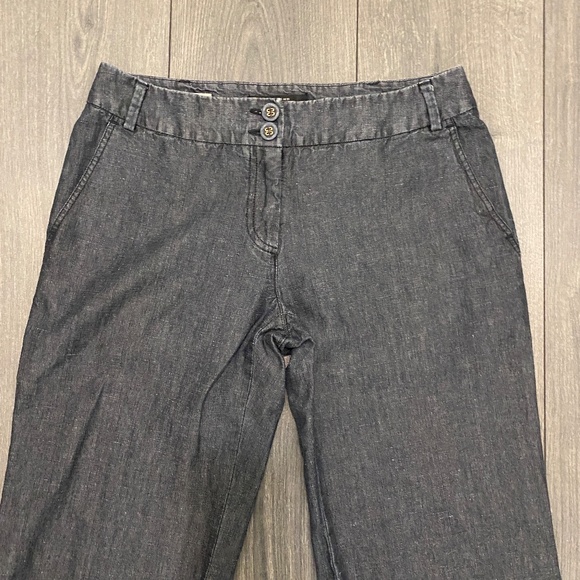 Weekend Max Mara Cotton Linen Blend Relaxed Fit Pants Size 4 - Picture 2 of 12